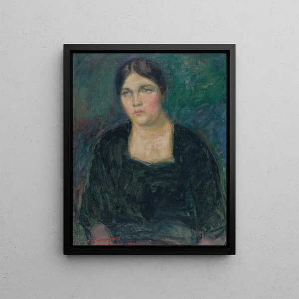 Portrait von Mme Rydeng - Jalmari Ruokokoski — gerahmtes Bild an der Wand