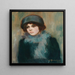 Frau - Jalmari Ruokokoski — gerahmtes Bild an der Wand