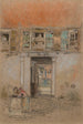 Innenhof am grauen und roten Kanal - James Abbott McNeill Whistler — Ansicht des Kunstwerks