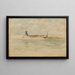 Eine kleine rote Notiz, Dordrecht - James Abbott McNeill Whistler — gerahmtes Bild an der Wand