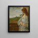 Eine weiße Note - James Abbott McNeill Whistler — gerahmtes Bild an der Wand