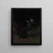 Arrangement dans Black Girl Reading - James Abbott McNeill Whistler — gerahmtes Bild an der Wand