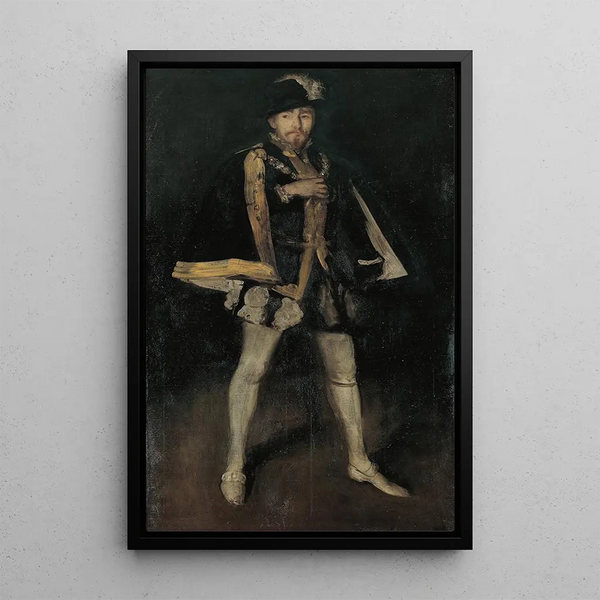James Abbott McNeill Whistler - Arrangement in Black No 3 Sir Henry Irving as Philip II of Spain.webp