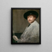 Arrangement en gris Portrait du peintre - James Abbott McNeill Whistler — gerahmtes Bild an der Wand