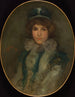 Blau und Koralle Le Petit Bonnet Bleu - James Abbott McNeill Whistler — Ansicht des Kunstwerks
