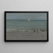 Küstenszene mit Schwimmern - James Abbott McNeill Whistler — gerahmtes Bild an der Wand