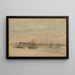 Abend in Erith - James Abbott McNeill Whistler — gerahmtes Bild an der Wand