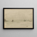 Liverpool-Gemälde in Grau und Silber - James Abbott McNeill Whistler — gerahmtes Bild an der Wand