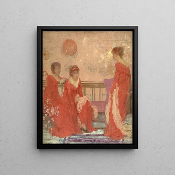 James Abbott McNeill Whistler - Harmony In Flesh Colour And Red.webp