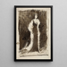 Skizze nach Anordnung in Schwarz Lady Meux - James Abbott McNeill Whistler — gerahmtes Bild an der Wand