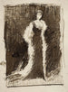 Skizze nach Anordnung in Schwarz Lady Meux - James Abbott McNeill Whistler — Ansicht des Kunstwerks