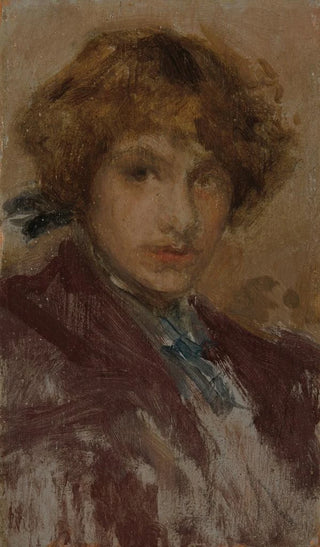 James Abbott McNeill Whistler - Study of a Girls Head and Shoulders.webp