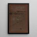 Sonnenuntergang in Rot und Braun - James Abbott McNeill Whistler — gerahmtes Bild an der Wand