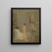 L'artiste dans son atelier - James Abbott McNeill Whistler — gerahmtes Bild an der Wand