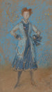 La Fille en bleu - James Abbott McNeill Whistler — Ansicht des Kunstwerks