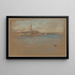 L'église de San Giorgio Maggiore - James Abbott McNeill Whistler — gerahmtes Bild an der Wand