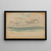 Die Welle des Ozeans - James Abbott McNeill Whistler — gerahmtes Bild an der Wand
