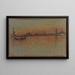Venedig, Sonnenuntergang im Hafen - James Abbott McNeill Whistler — gerahmtes Bild an der Wand