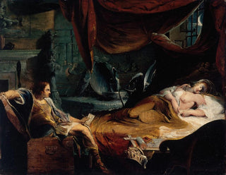 James Barry - Iachimo Emerging from the Chest in Imogens Chamber.webp