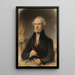 Selbstporträt - James Barton Longacre — gerahmtes Bild an der Wand