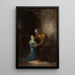 L'Éducation de la Vierge - James Bertrand — gerahmtes Bild an der Wand