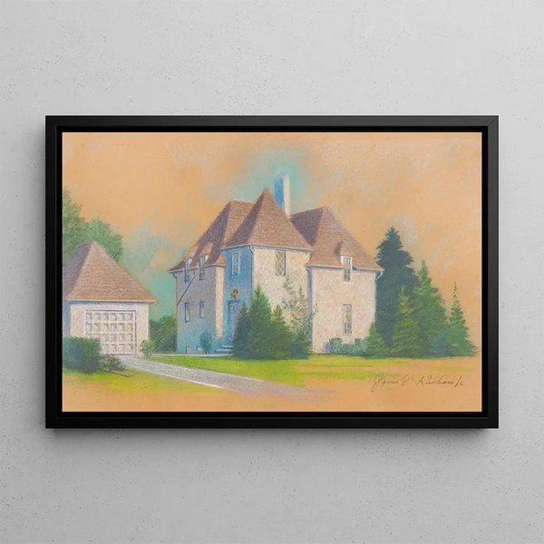 Château Fleur-de-Lis - James C. Kulhanek — gerahmtes Bild an der Wand