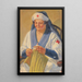 Mère de l'artiste - James C. Kulhanek — gerahmtes Bild an der Wand