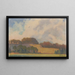 Flussufer mit Felsen - James C. Kulhanek — gerahmtes Bild an der Wand