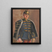 Der Husar - James C. Kulhanek — gerahmtes Bild an der Wand