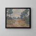 Der einsame Weg - James C. Kulhanek — gerahmtes Bild an der Wand