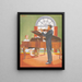 Romance au Violon - James C. Kulhanek — gerahmtes Bild an der Wand