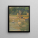 Parc Brookside am Wasser-Vogel-See - James C. Kulhanek — gerahmtes Bild an der Wand
