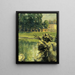 Bassin de Neptune Versailles - James Carroll Beckwith — gerahmtes Bild an der Wand