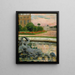 Parterre des Nordbrunnens der Sirenen - James Carroll Beckwith — gerahmtes Bild an der Wand