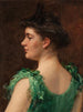 Das grüne Kleid - James Carroll Beckwith — Ansicht des Kunstwerks