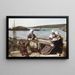 Frauen der bretonischen Fischer - James Clarke Hook — gerahmtes Bild an der Wand