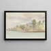 Hafen von Booten Te Anau - James Crowe Richmond — gerahmtes Bild an der Wand