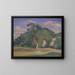 Landschaft mit einem grasenden Pferd - James Dickson Innes — gerahmtes Bild an der Wand