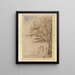 Akazie - James Ensor — gerahmtes Bild an der Wand
