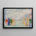 La Rencontre - James Ensor — gerahmtes Bild an der Wand