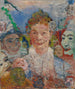 Alte Dame mit Masken - James Ensor — Ansicht des Kunstwerks