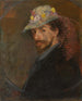 Selbstporträt mit Blumenhut - James Ensor — Ansicht des Kunstwerks