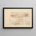 Wasserlauf - James Ensor — gerahmtes Bild an der Wand