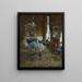Der bürgerliche Salon - James Ensor — gerahmtes Bild an der Wand