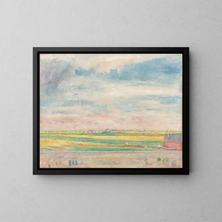La Haute Barrière près d'Ostende - James Ensor — gerahmtes Bild an der Wand