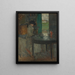Die Erwartung - James Ensor — gerahmtes Bild an der Wand