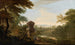 Landschaft im italienischen Stil mit Figuren in der Nähe eines Grabes - James Forrester — Ansicht des Kunstwerks