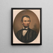 Abraham Lincoln - James Fuller Queen — gerahmtes Bild an der Wand