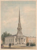 La quatrième église baptiste Ecke Nordwest der Straßen Fifth und Buttonwood Philadelphia - James Fuller Queen — Ansicht des Kunstwerks