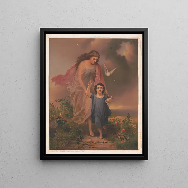 Der spirituelle Führer - James Fuller Queen — gerahmtes Bild an der Wand